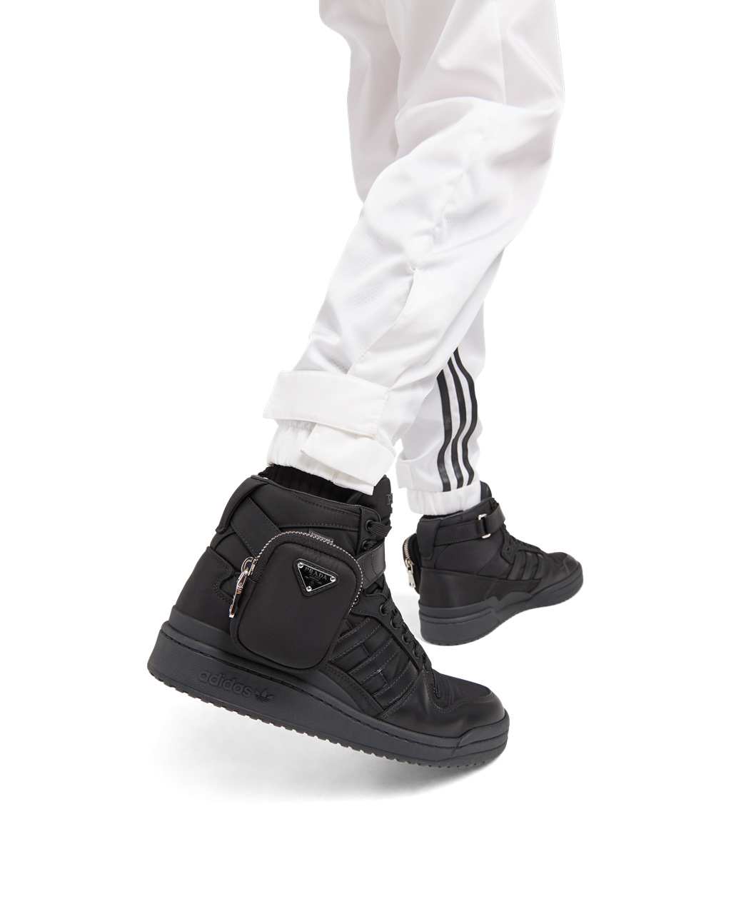 Prada Adidas For Prada Re-nylon Forum High-top Sneakers Negras | 84317-IGMS