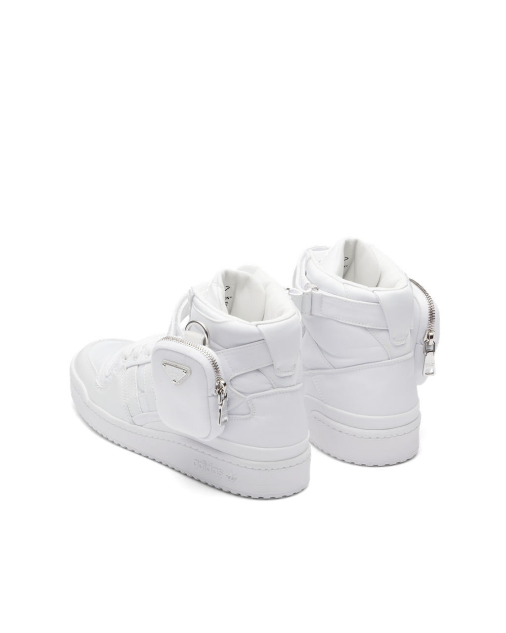 Prada Adidas For Prada Re-nylon Forum High-top Sneakers Blancas | 94602-XTQM