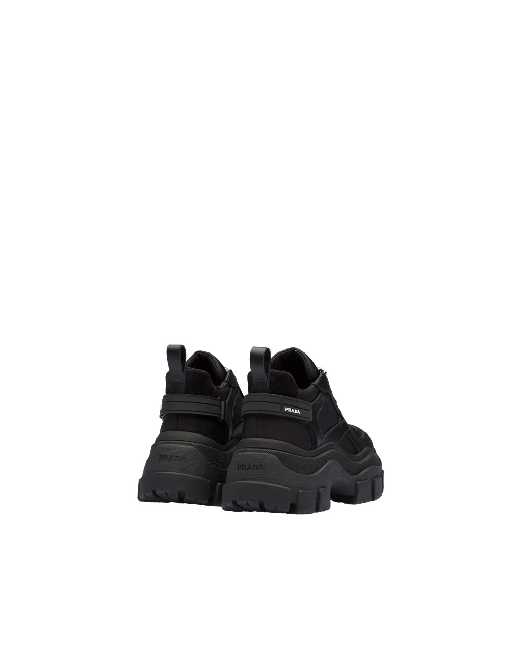 Prada Block Sneakers Negras | 46235-ZNYV