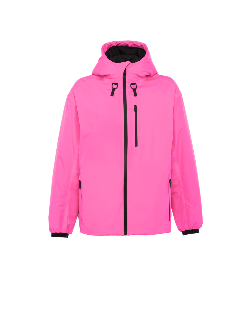 Prada Bonded Nylon Padded Jacket Rosas | 17240-KTVW