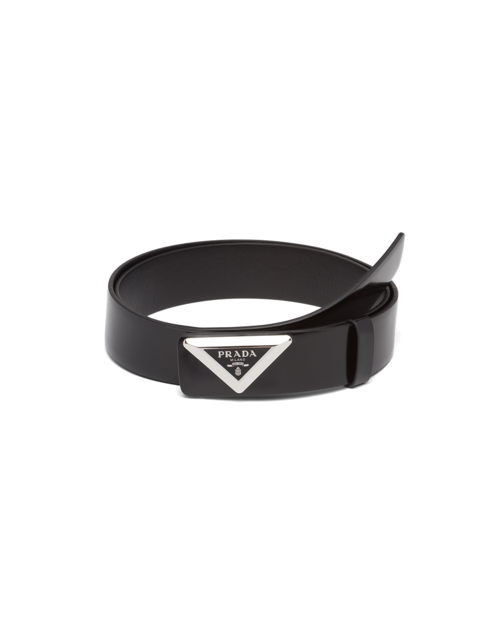 Prada Brushed Cuero Belt Negras | 73461-DSJK