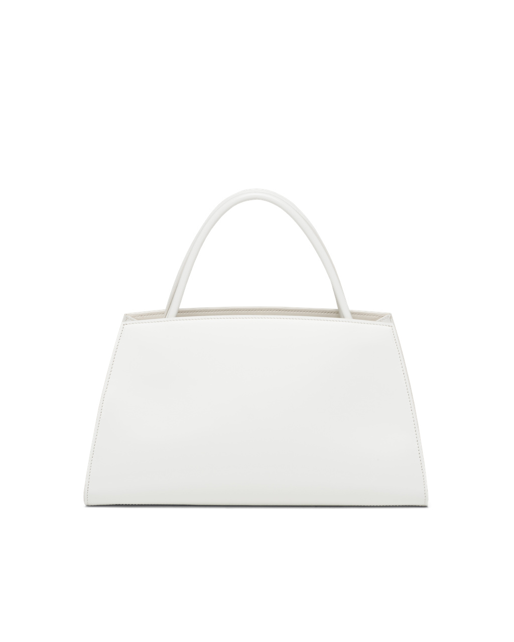 Prada Brushed Cuero Handbag Blancas | 81325-DYKN