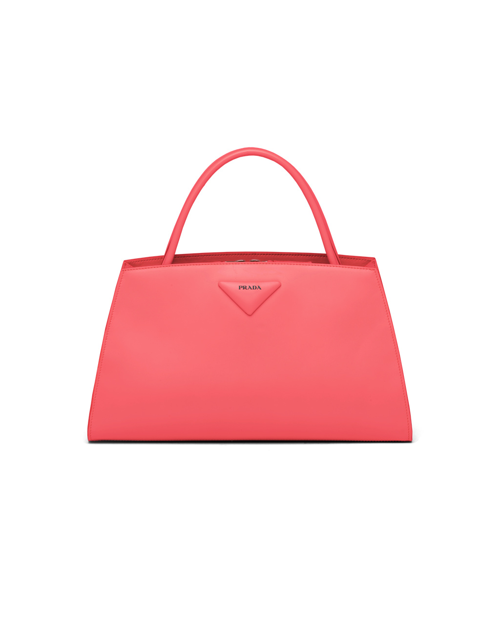 Prada Brushed Cuero Handbag Coral | 08319-ITCU