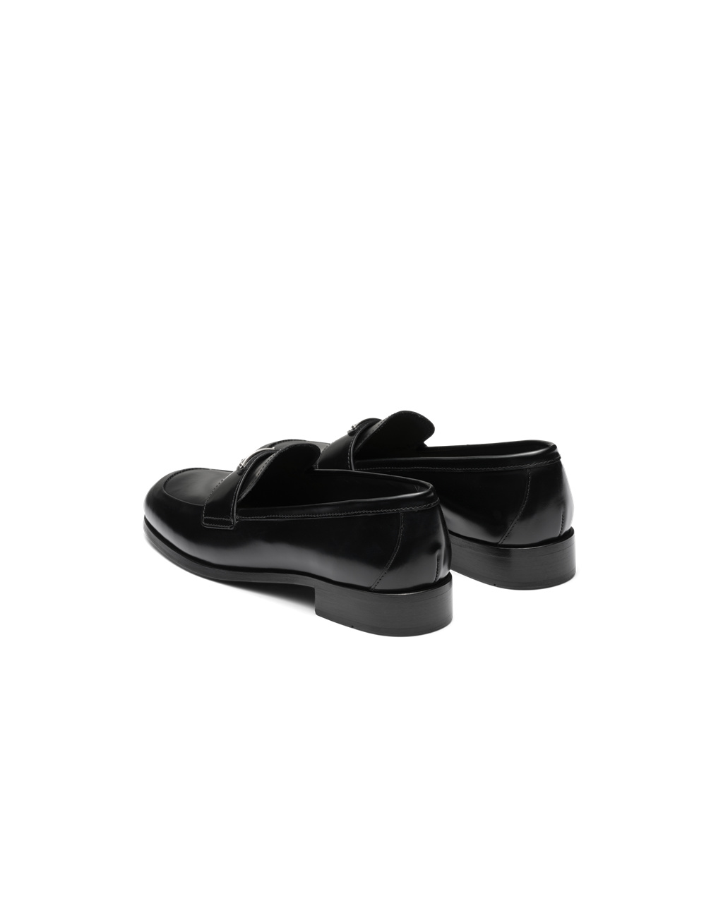 Prada Brushed Cuero Loafers Negras | 36281-NUIJ