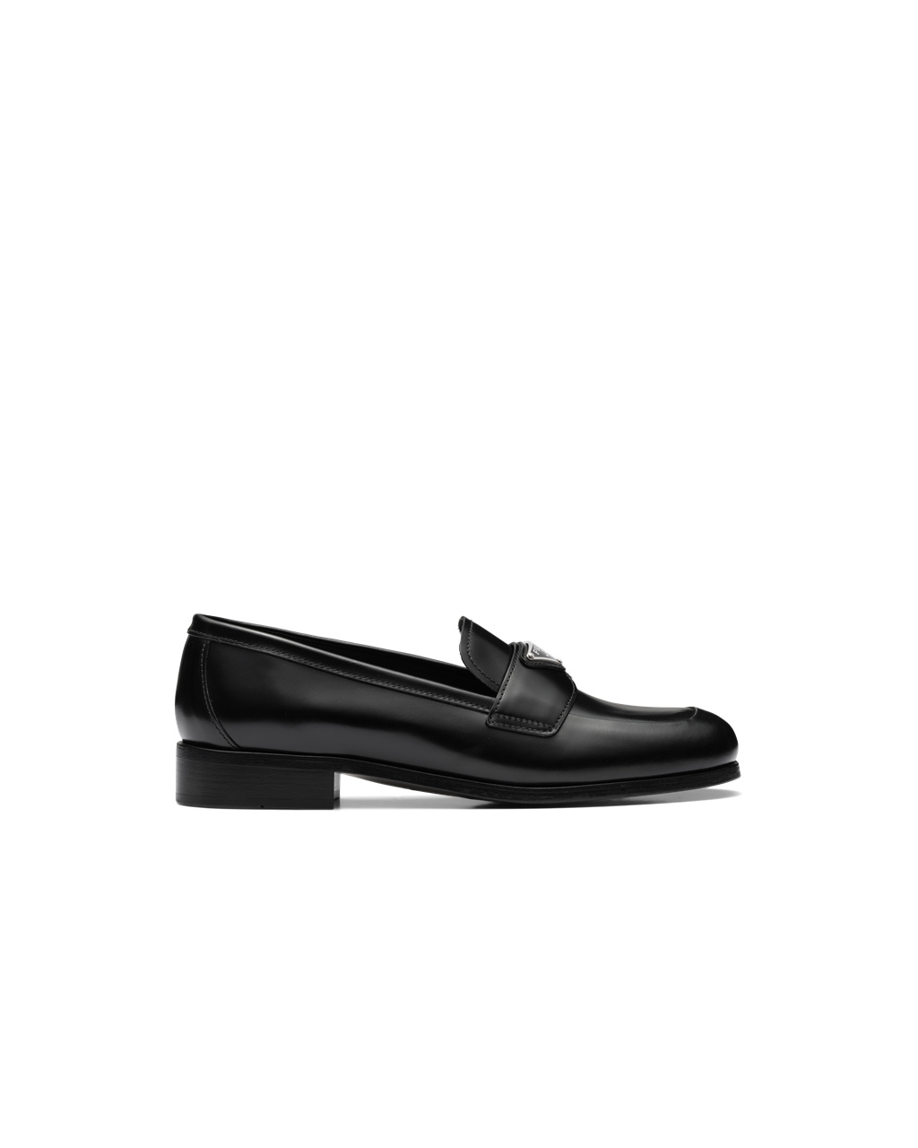 Prada Brushed Cuero Loafers Negras | 36281-NUIJ