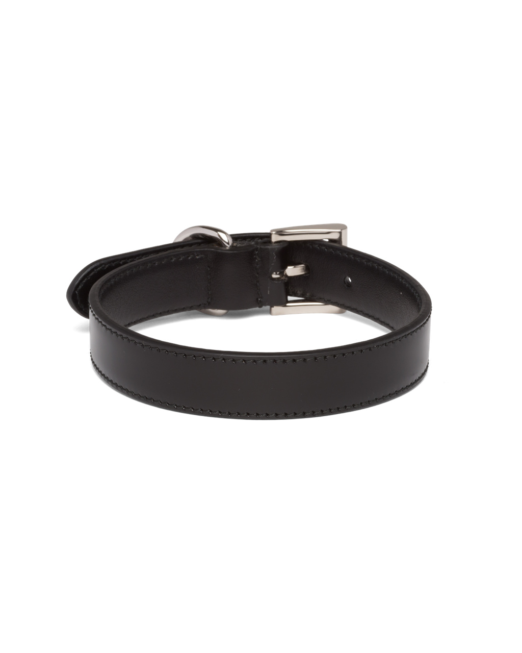 Prada Brushed Cuero Pet Collar Negras | 24085-GLOY