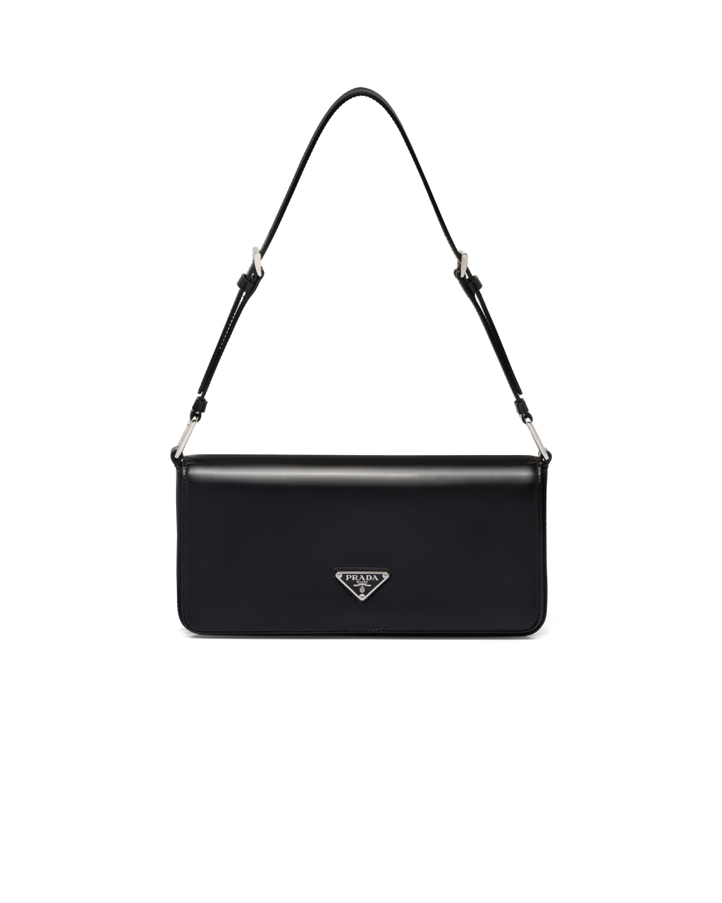 Prada Brushed Cuero Prada Femme Bag Negras | 85716-QHTJ