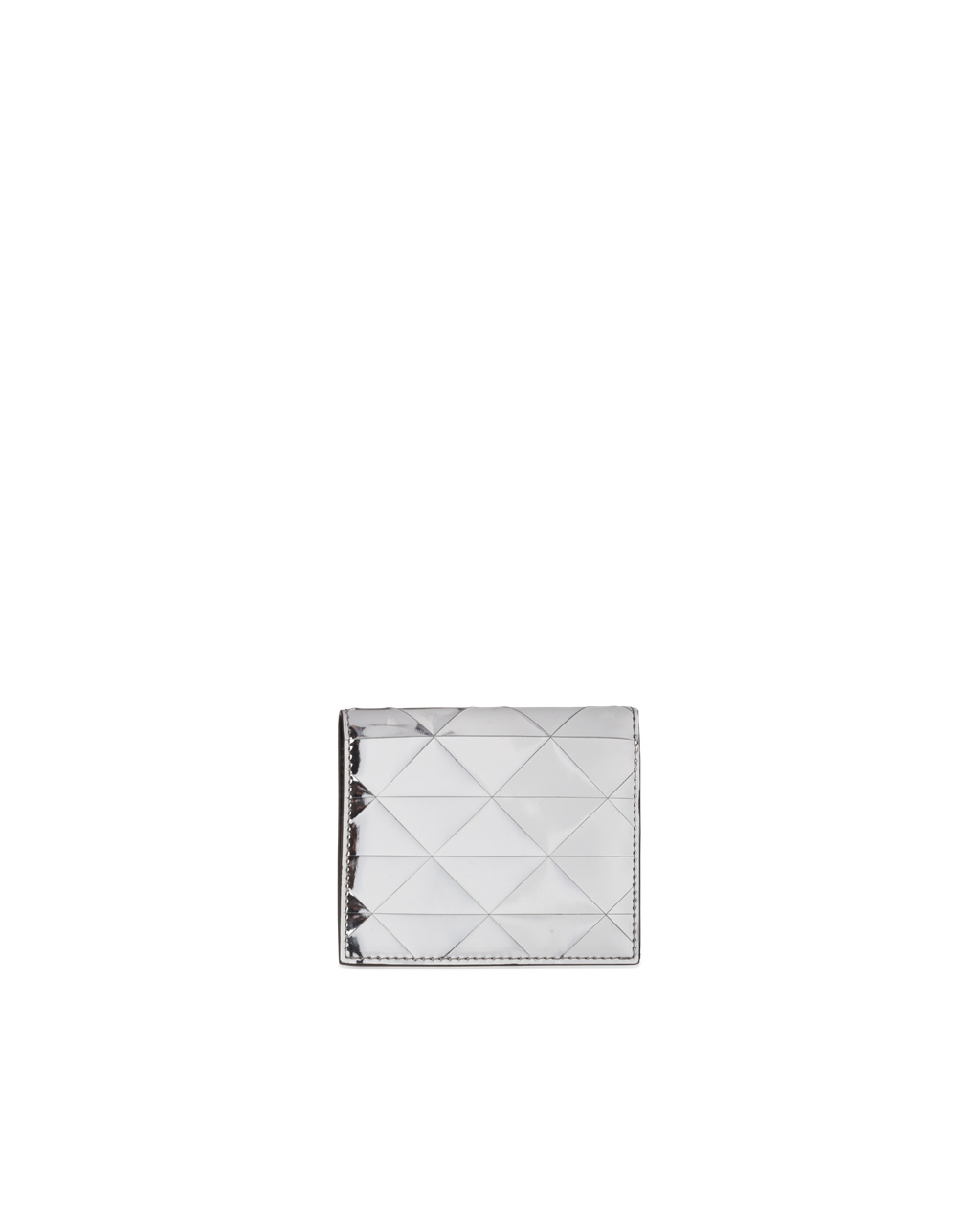 Prada Brushed Cuero Wallet Plateadas | 50714-VDUE