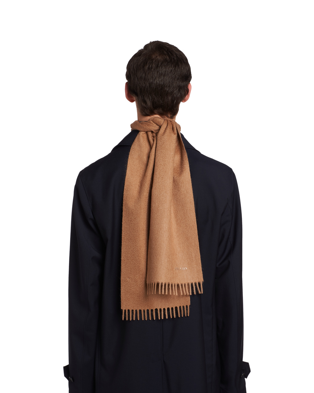 Prada Camel Hair Scarf Marrones | 26398-LUEK