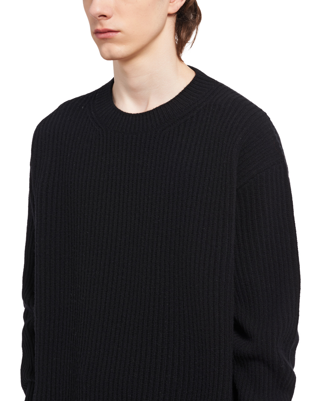 Prada Cashmere And Wool Sueter Negras | 04358-PTZV