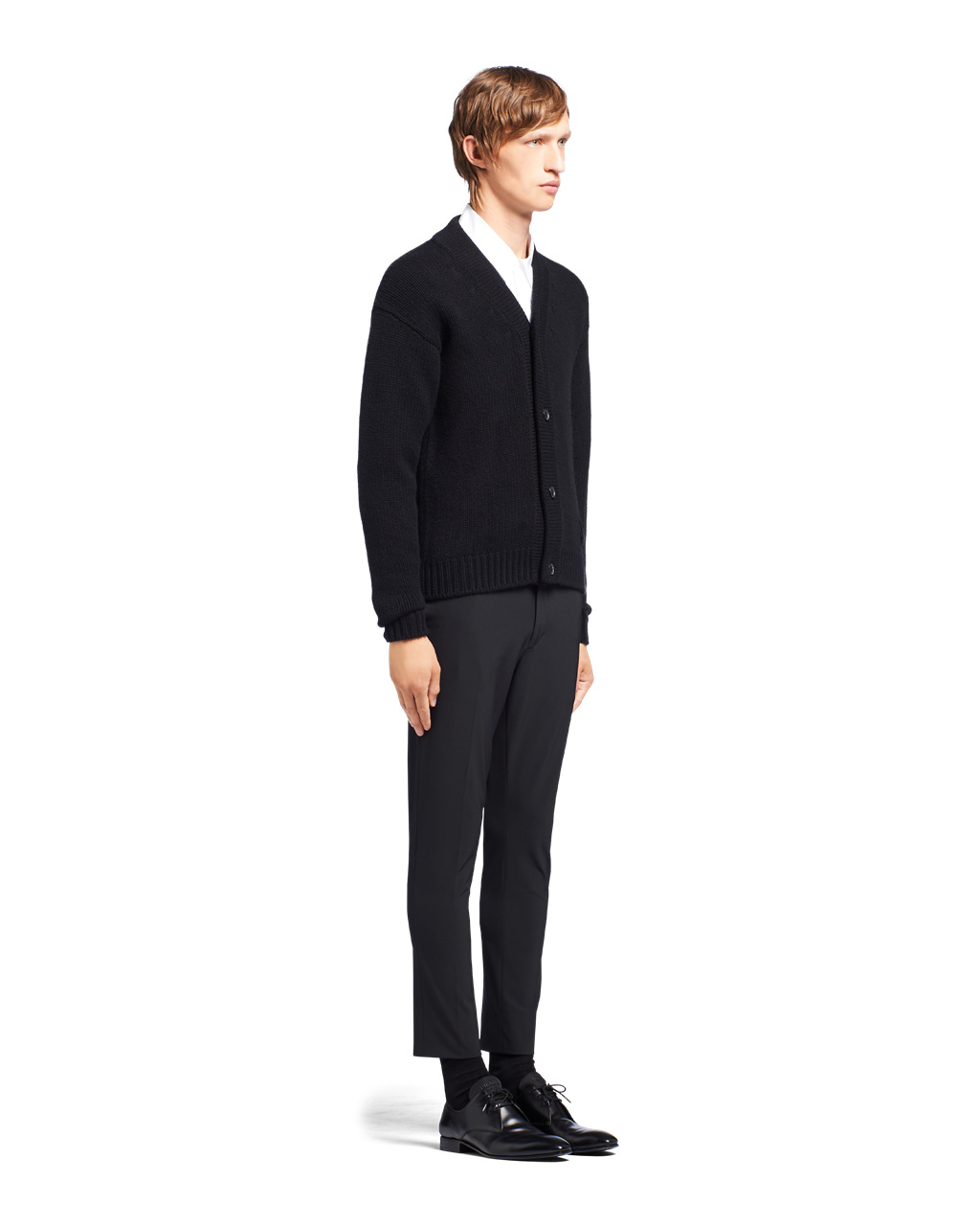 Prada Cashmere Knit Cardigan Negras | 04158-VNPS