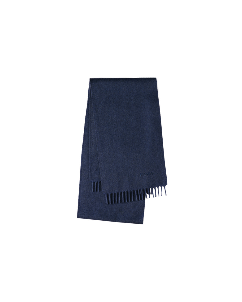 Prada Cashmere Scarf Azul Marino | 56827-NQDZ