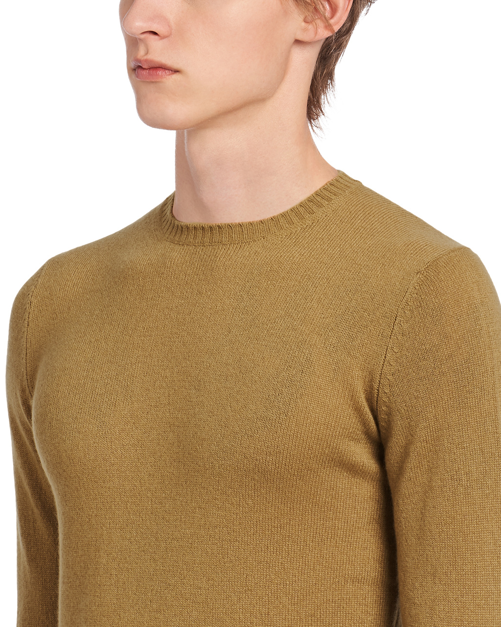 Prada Cashmere Sueter Tobacco | 94583-EUOP