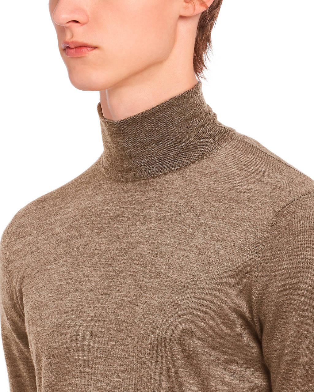 Prada Cashmere Turtleneck Marrones | 05324-KBLZ