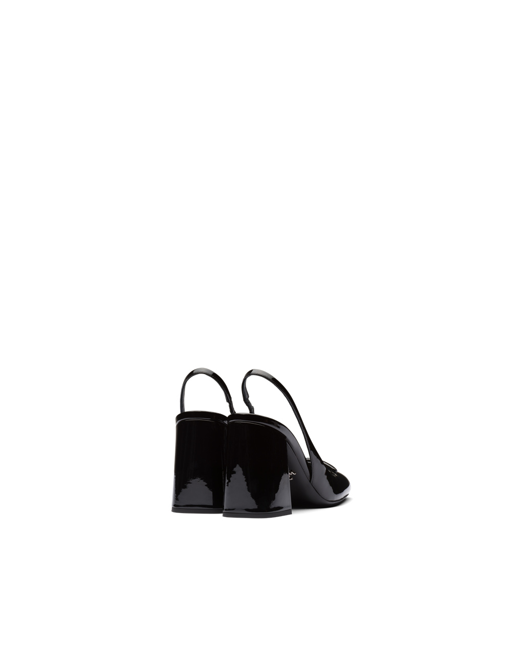 Prada Charol Cuero Sling-back Pumps Negras | 81346-VSAJ