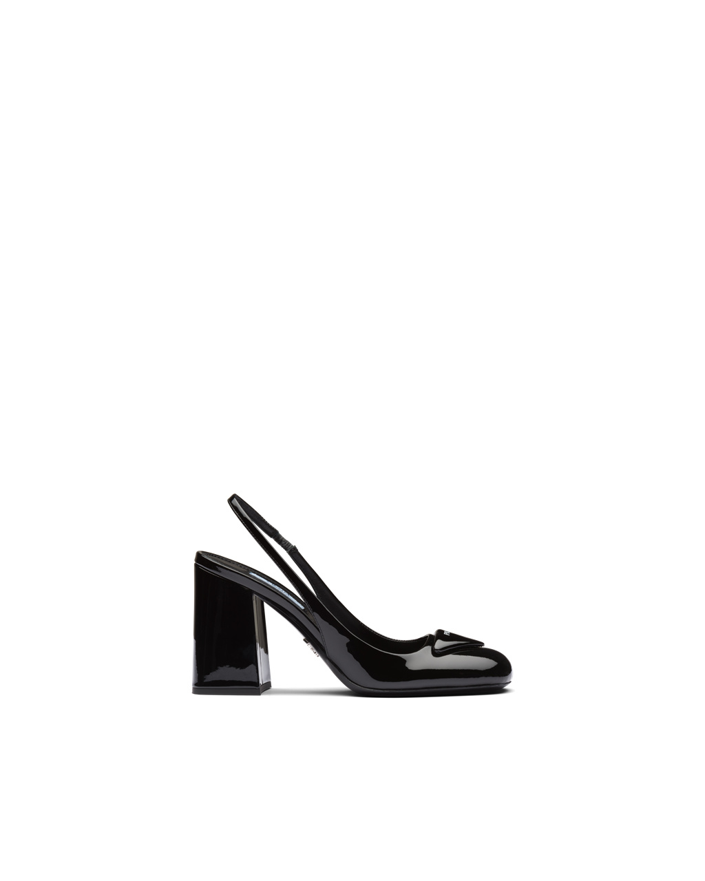 Prada Charol Cuero Sling-back Pumps Negras | 81346-VSAJ