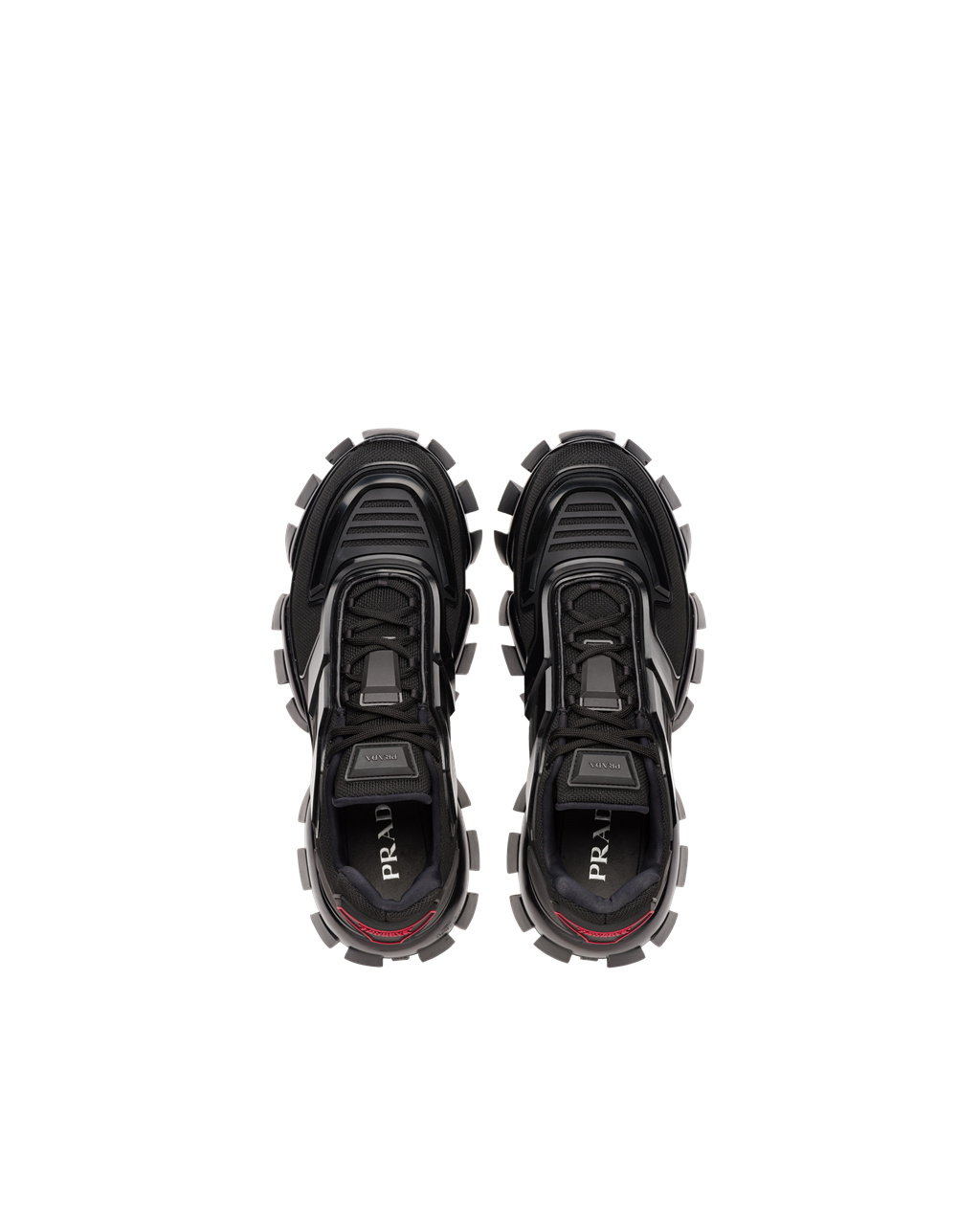 Prada Cloudbust Thunder Technical Fabric Sneakers Negras | 40961-ZYUP