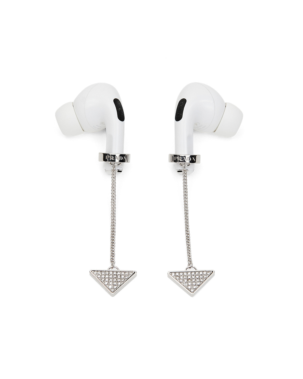 Prada Crystal Logo Jewels Airpods's Pendant Earrings Crystal | 81397-YJWM