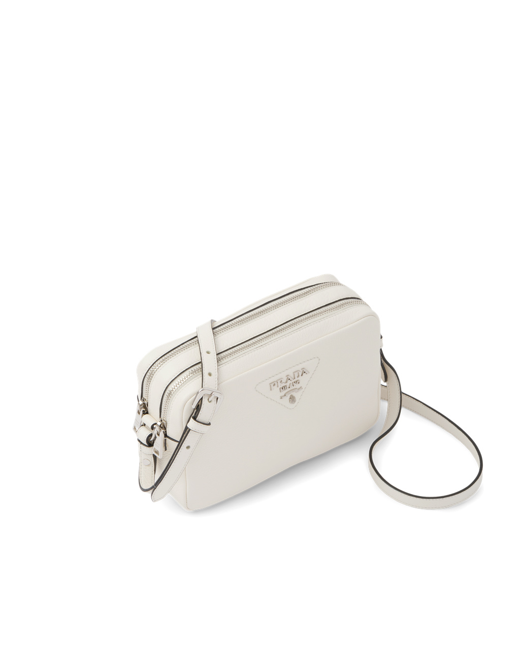 Prada Cuero Bag With Shoulder Correa Blancas | 97485-MJAX