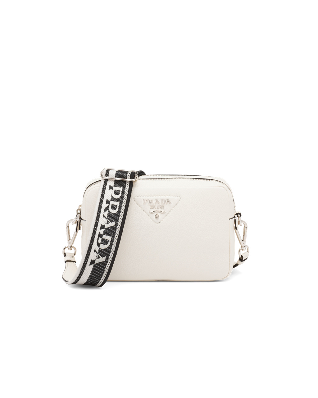 Prada Cuero Bag With Shoulder Correa Blancas | 97485-MJAX