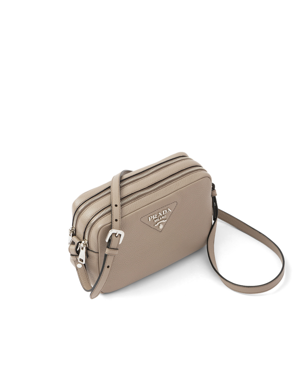 Prada Cuero Bag With Shoulder Correa Clay Gray | 67891-HXQA