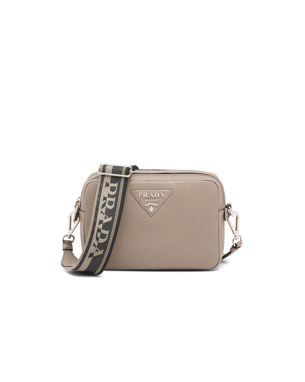 Prada Cuero Bag With Shoulder Correa Clay Gray | 67891-HXQA