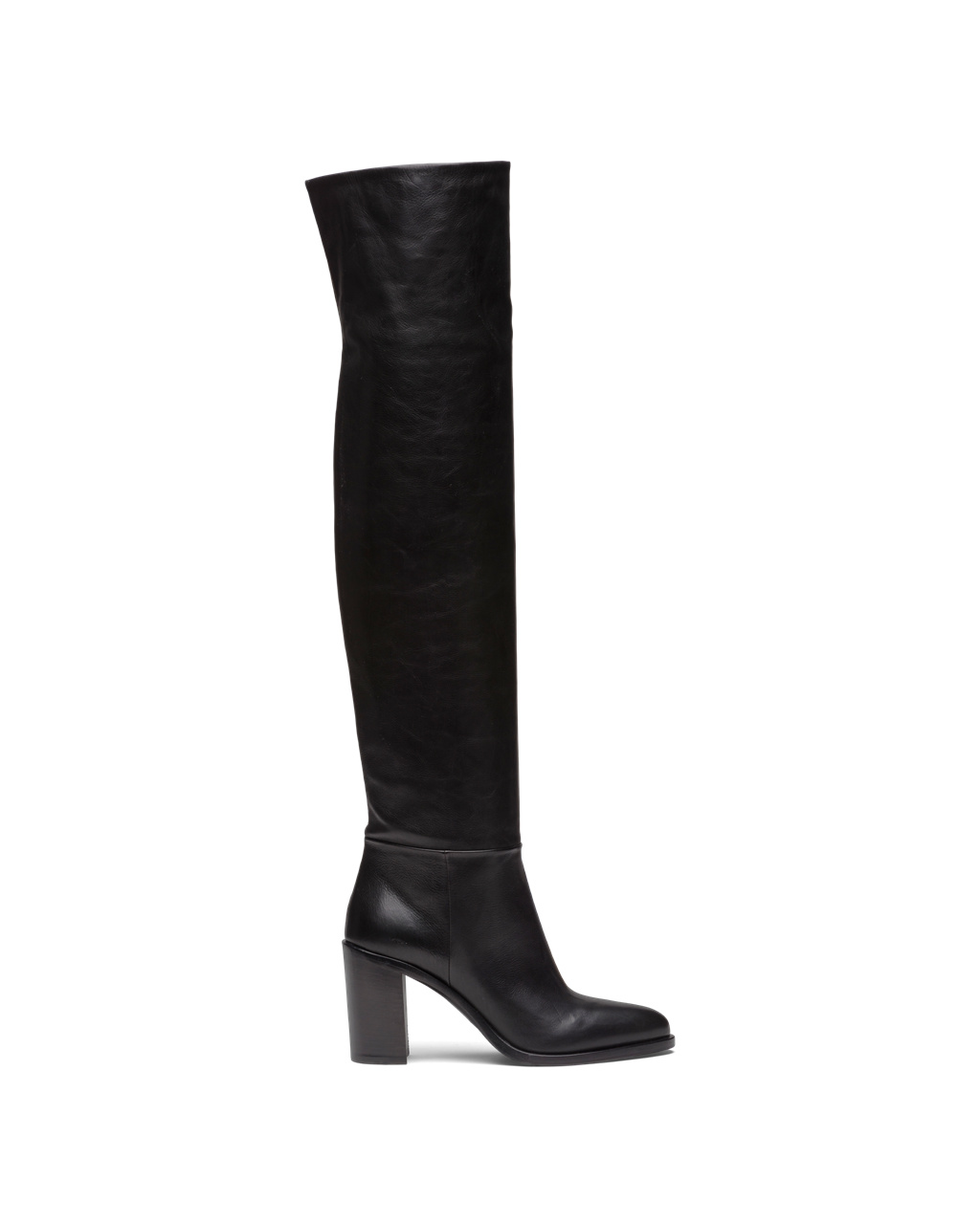 Prada Cuero Boots Negras | 03729-YPQA