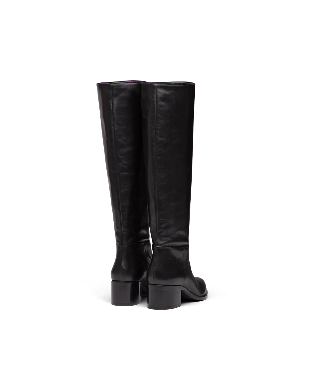 Prada Cuero Boots Negras | 54613-FCJA