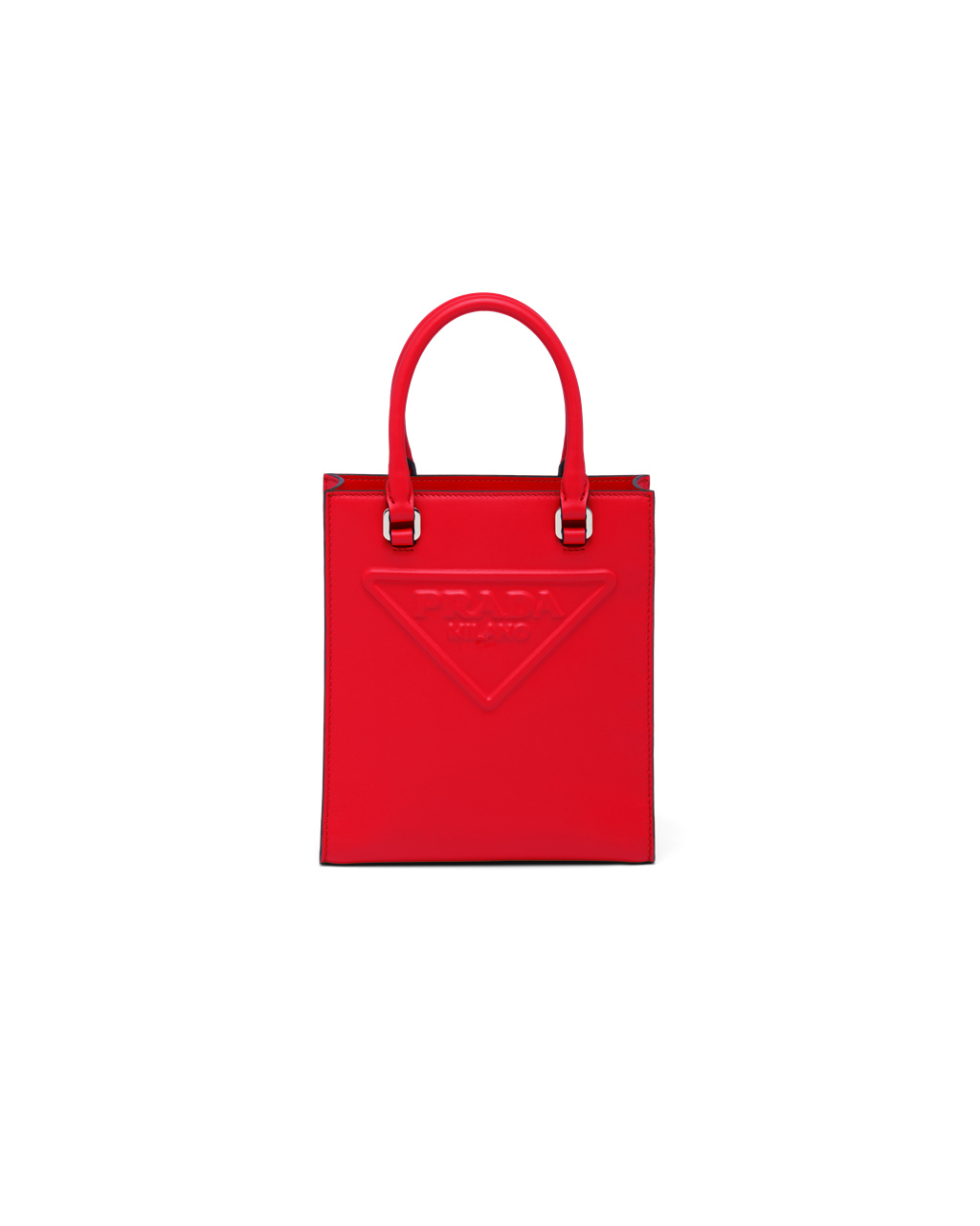 Prada Cuero Handbag Rojas | 26148-MPCD