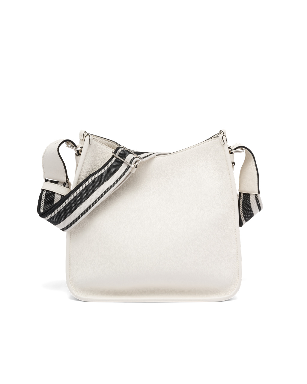 Prada Cuero Hobo Bag Blancas | 19028-ZXIC