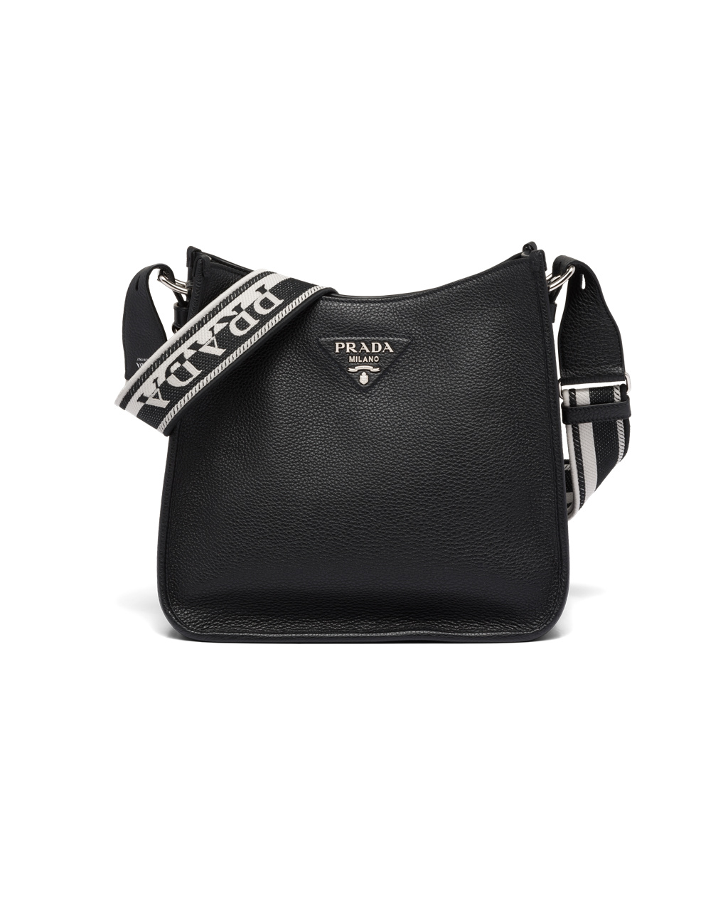 Prada Cuero Hobo Bag Negras | 50692-WHAC