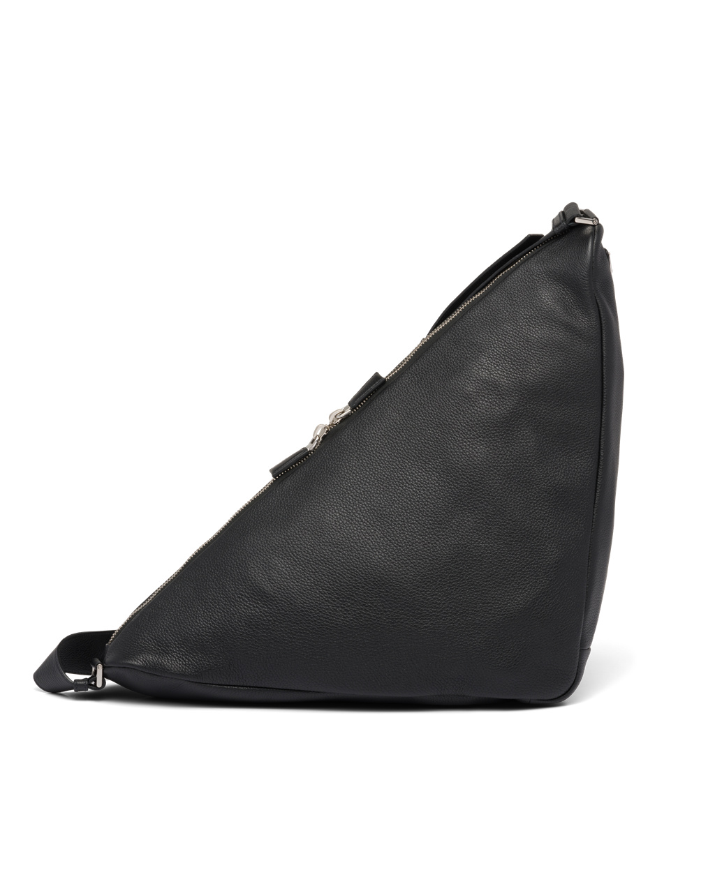 Prada Cuero Prada Triangle Bag Negras | 47961-LXFJ