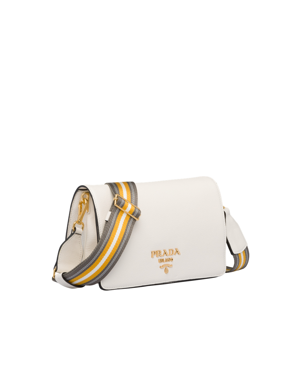 Prada Cuero Shoulder Bag Blancas | 31890-PTVR