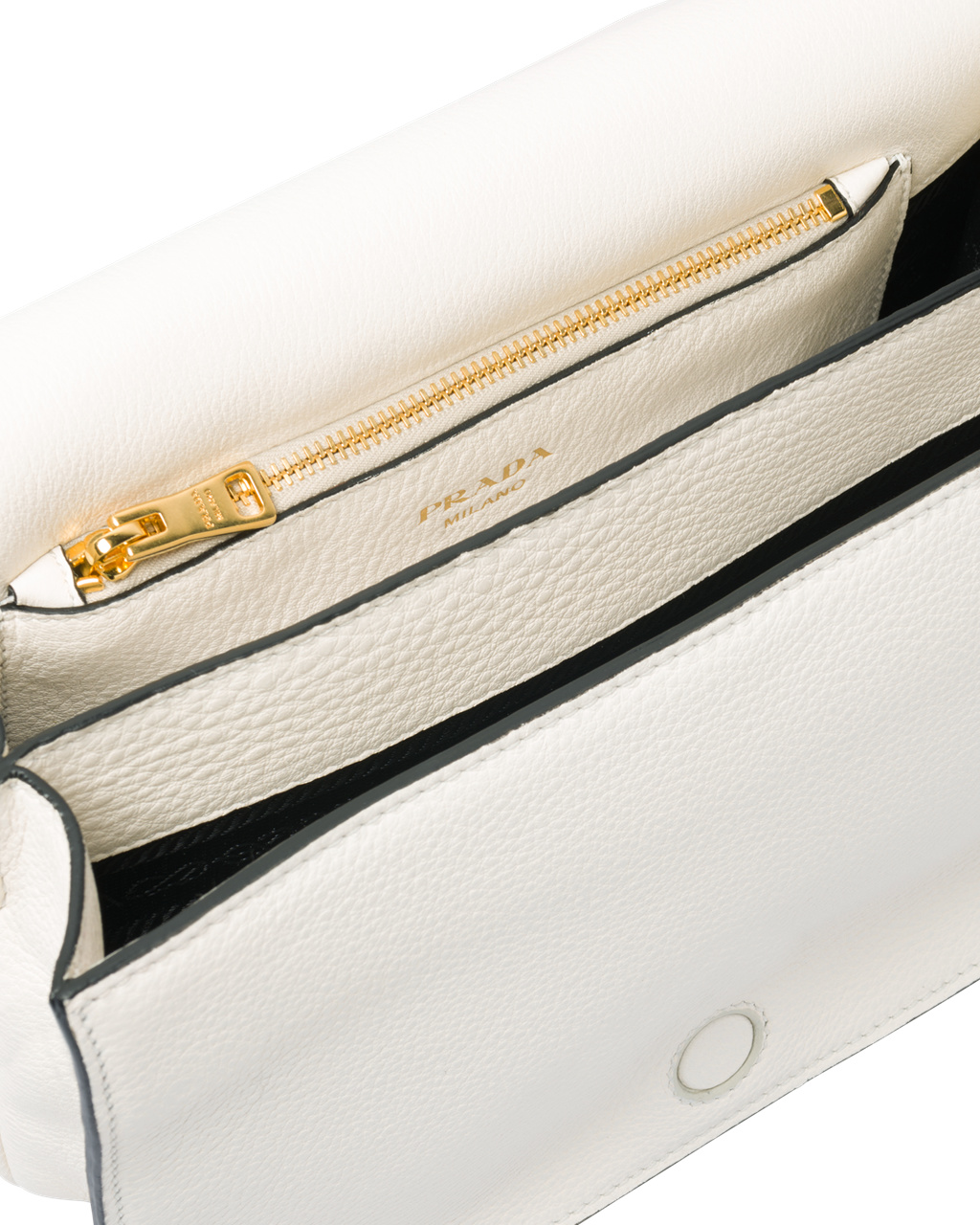 Prada Cuero Shoulder Bag Blancas | 31890-PTVR