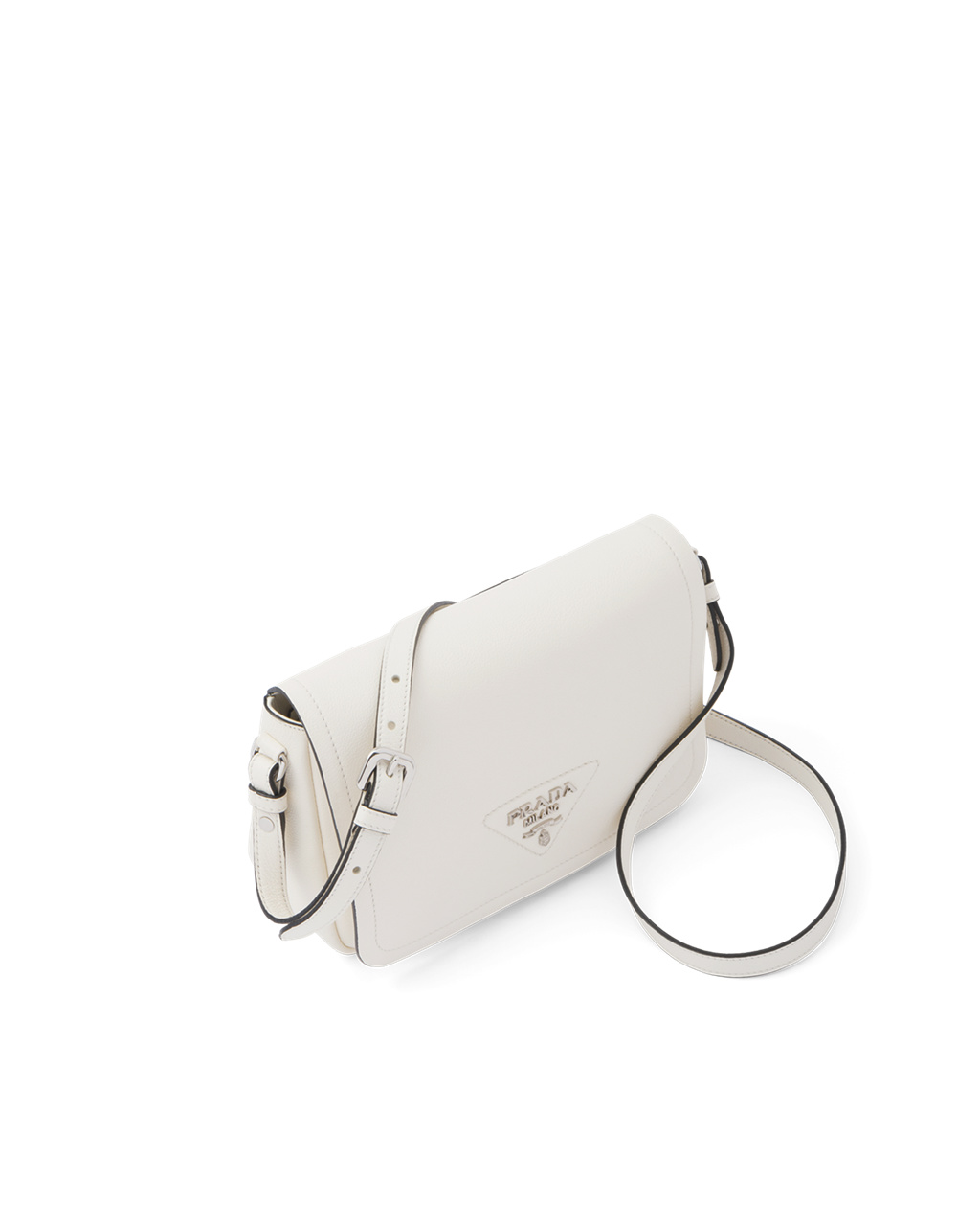 Prada Cuero Shoulder Bag Blancas | 38241-KZOU