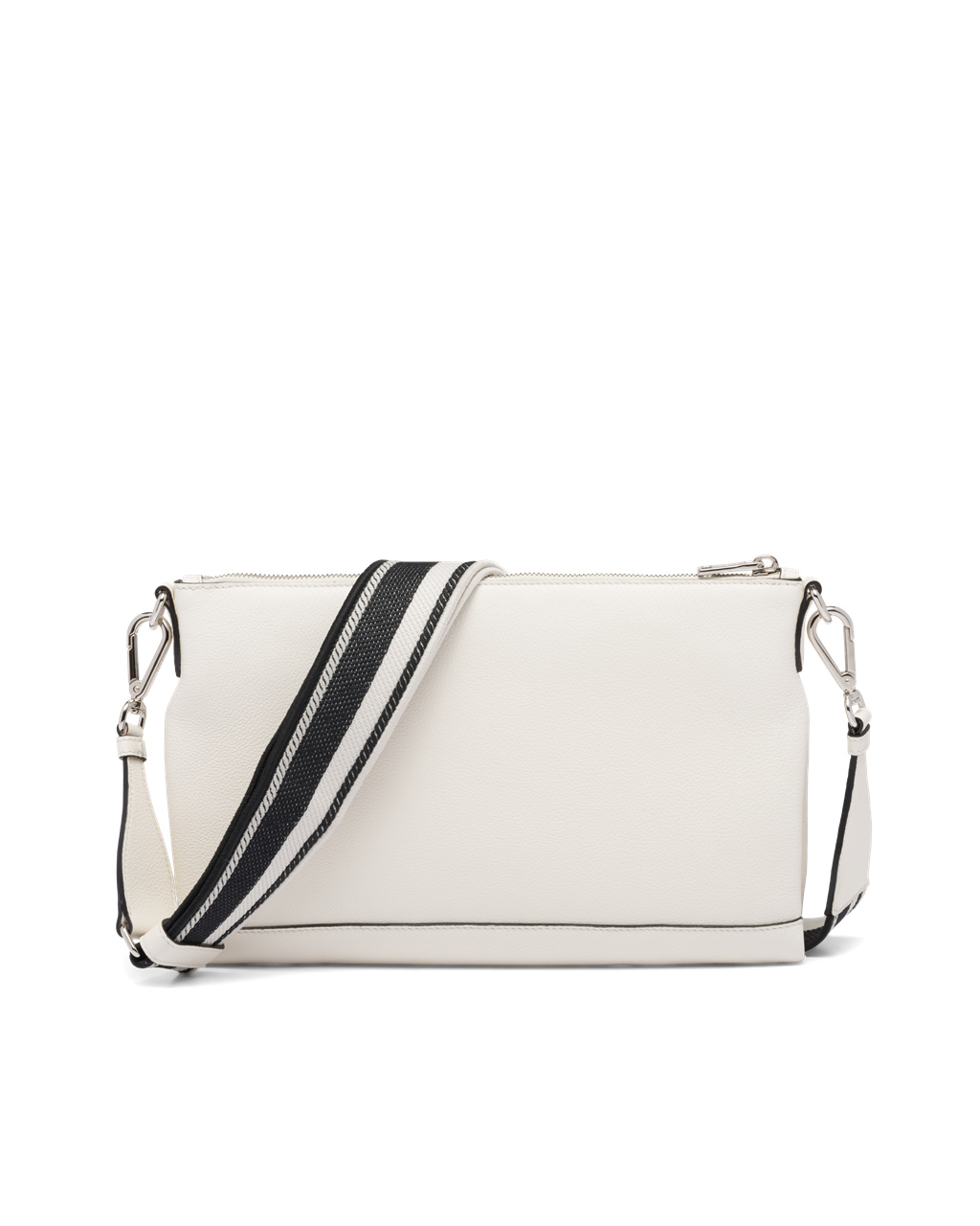 Prada Cuero Shoulder Bag Blancas | 38916-BTVG