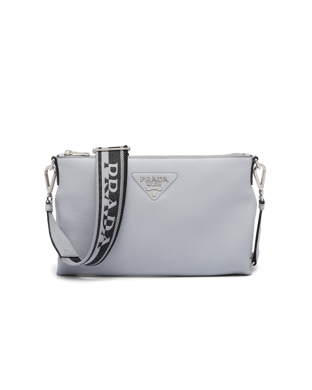 Prada Cuero Shoulder Bag Cornflower | 37659-RSWB