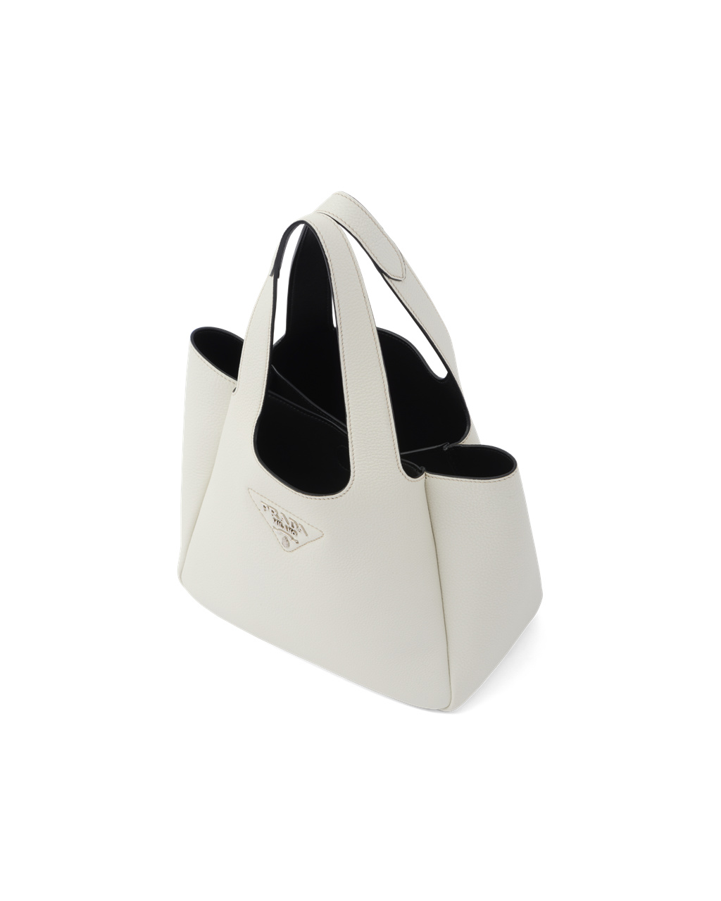 Prada Cuero Tote Blancas | 28735-FRDV