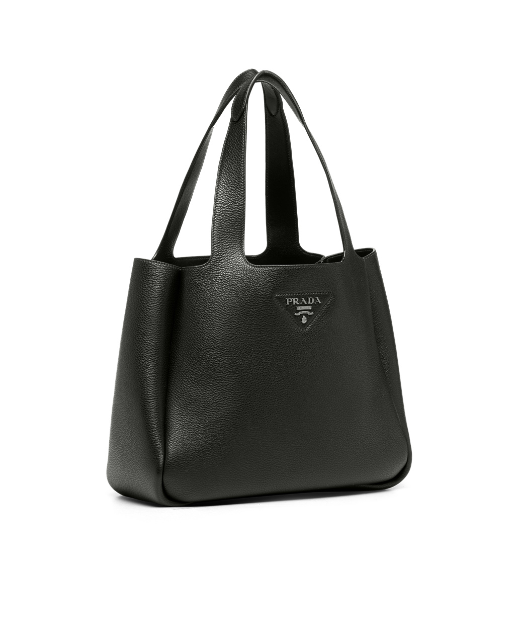 Prada Cuero Tote Negras | 03629-APOD