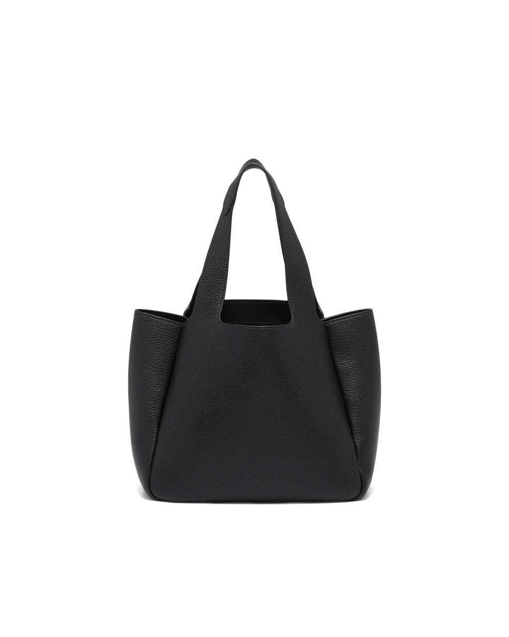 Prada Cuero Tote Negras | 14280-SCGO