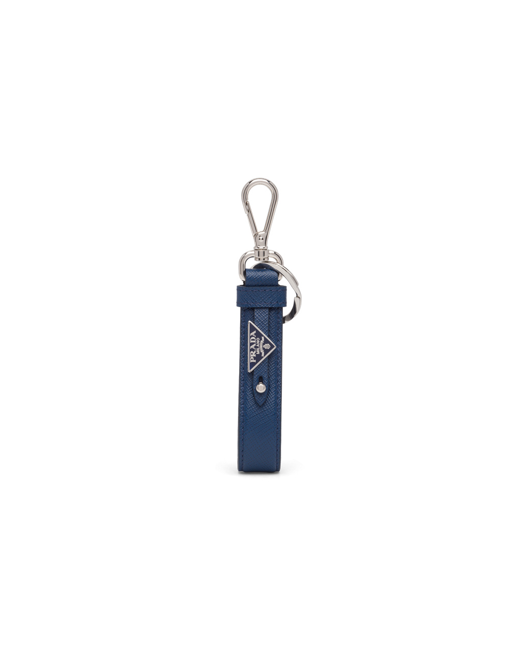 Prada Customized Saffiano Cuero Keychain Bluette | 27386-KRLA