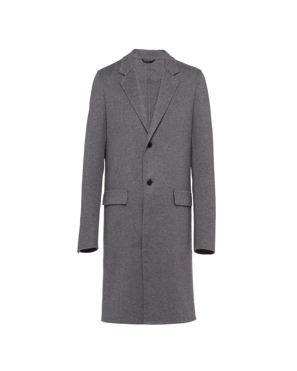 Prada Double Cashmere Coat Slate Gray | 54021-TLUC