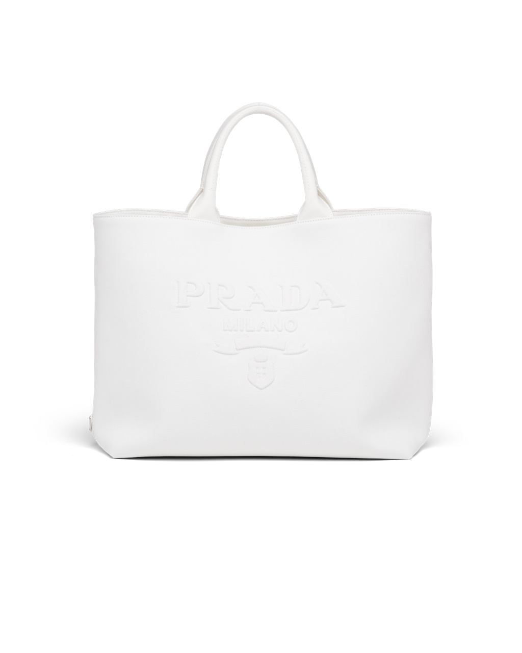 Prada Drill Tote Bag Blancas | 82906-VDCW