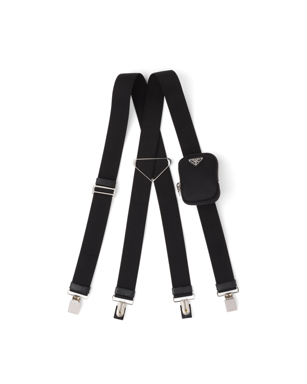 Prada Elasticized Suspenders Negras | 65401-NVJH