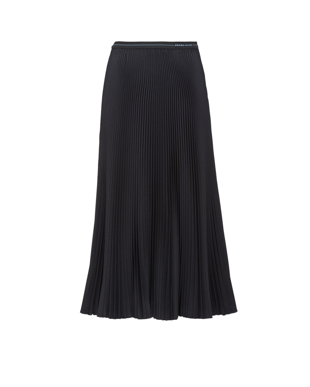 Prada Fluid Twill Skirt Negras | 18540-PLKA