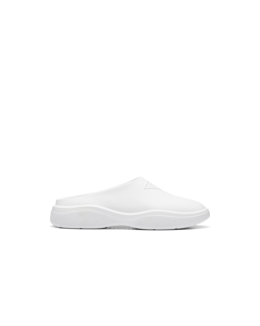 Prada Foam Rubber Mules Blancas | 42516-OJGB