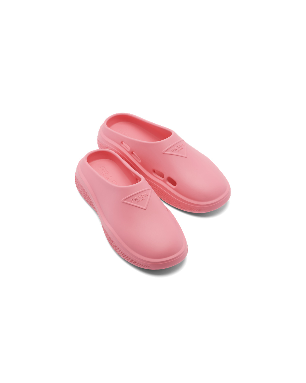 Prada Foam Rubber Mules Rosas | 97682-WZEL