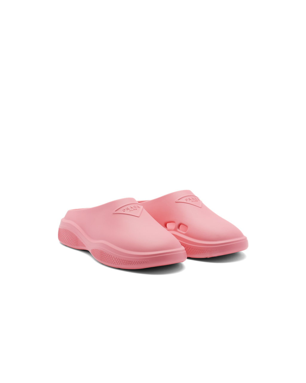 Prada Foam Rubber Mules Rosas | 97682-WZEL