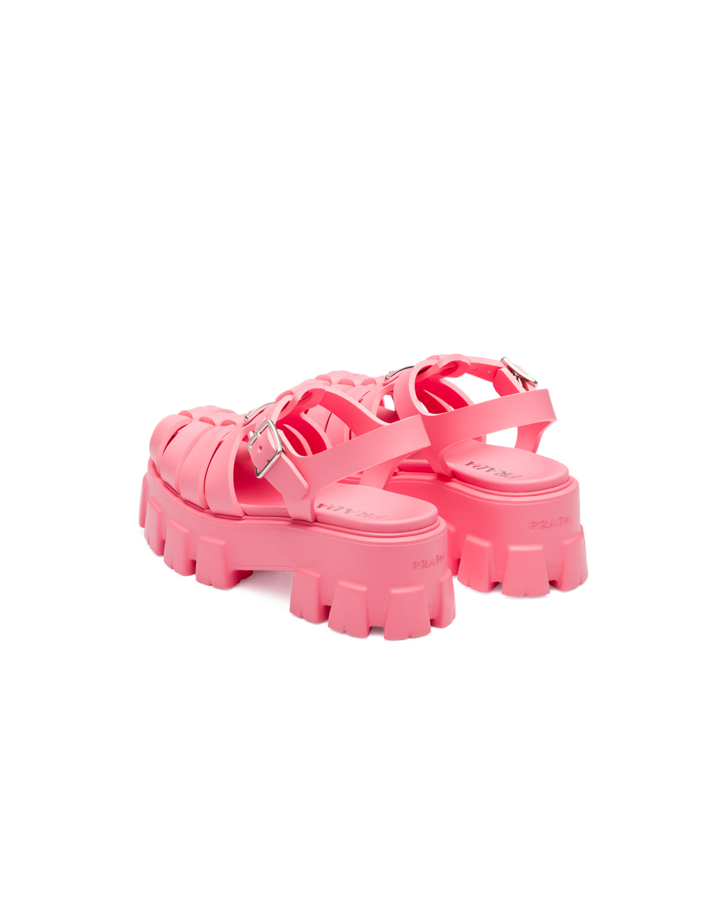 Prada Foam Rubber Sandals Rosas | 83714-SUBC