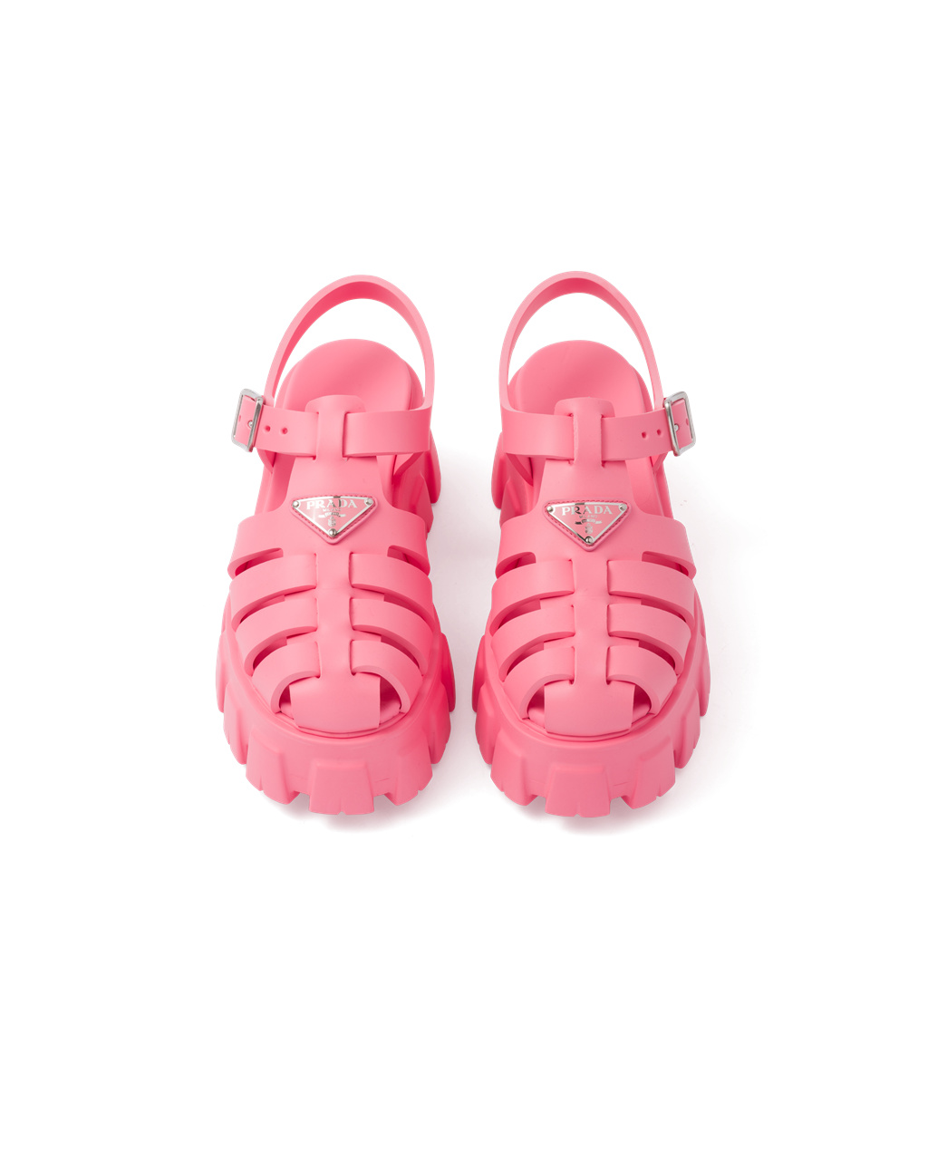 Prada Foam Rubber Sandals Rosas | 83714-SUBC